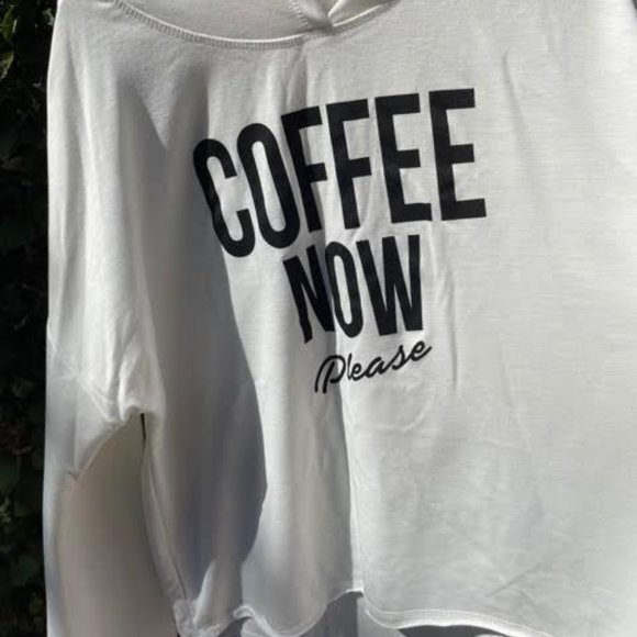 "Coffee Now Please" pullover sweater - Picture 2 of 8